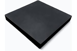 MIKMAYTOO Rubber Bench Block Jeweler's Rubber Bench Block Rubber Stamping Block for Hammering, Shaping, Chasing, Flattening Metals (100 * 100 * 15mm)