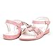 DREAM PAIRS SODA Girl's Cute Flower Toe Easy Strap Closure Spring/Summer Sandals