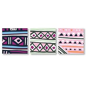 Creative Pattern Home Artwork for Living Room Bedroom x3 Panels