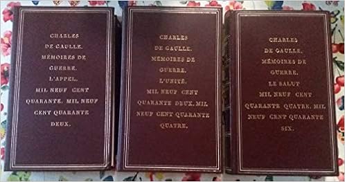 Amazon Fr Memoires De Guerre Tome 1 L Appel 1940 1942 Tome 2 L Unite 1942 1944 Tome 3 Le Salut 1944 1946 Charles De Gaulle Livres