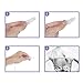 Thsinde Strap Clips Non-Slip Women's Bra Straps Holder Adjustable & Concealing White Red Purple Black Flesh Color Creamy-White (White Red Purple Black Flesh Color Creamy-white, One Size)