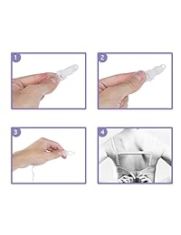 Correa Clips antideslizante tirantes de brasier de la mujer Soporte ajustable & Ocultar Blanco Rojo Púrpura Negro Flesh Color creamy-white