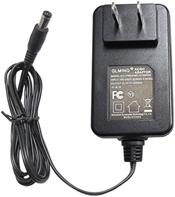 GLMING Power Supply Adapter FCC Level VI Energy Efficiency 110V-240V AC To DC12V 2A 2000mA 24W For LED strip CCTV Camera Router Charger US Plug 2.1 x 5.5mm