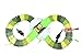 Car Track Race Builder System Flexible Toy Set For Kids 96 Accessories Pieces With Off-Road Vehicle Tunnel Trees Dual Gate And Two Dinosaurs