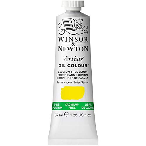 Winsor & Newton Artist Oil Paint, Cadmium Lemon, 37ml