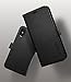 Spigen Wallet S iPhone X Case with Foldable Cover and Kickstand Feature for Apple iPhone X (2017) - Black