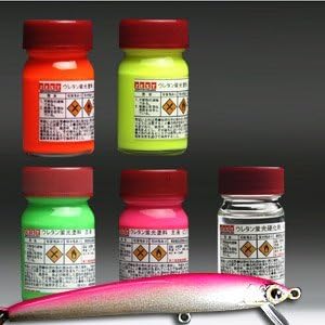 Amazon ルアー用ウレタン蛍光塗料4色セット 各色主液ml 硬化剤ｍｌ 4 1タイプ Zest 塗料 接着剤