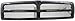Grille Assembly Compatible with 1994-2001 Dodge Ram 1500 Honeycomb Insert Textured Black Shell and Insert Old Body Style