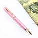 Creoly Rose Gold and Silver Cute Ballpoint Pen Gift Set For Women - Refillable Aesthetic Pen Set With Black Ink, by Elmina