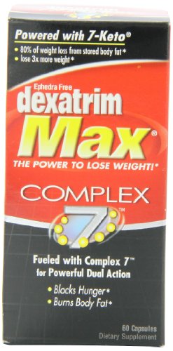  Dexatrim Max Complex-7, Capsules, 60-Count Bottle