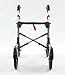 Volaris All-Terrain SMART Rollator Walker with Four Wheels and Seat, Folding, Lightweight, Aluminum