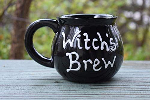 Witch's Brew Cauldron Coffee Mug Handmade Products