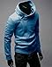 Men's Oblique Zipper Jacket Cosplay Costumes Hoodie II Coat
