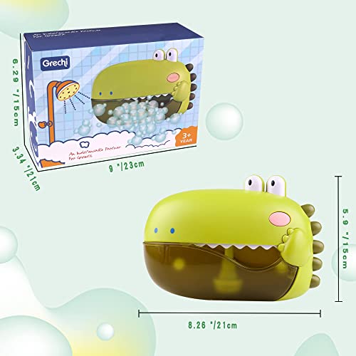 Bath Dinosaur Toys for Toddlers ,Tub 1000 Bubbles Makes Bathtub Bubble