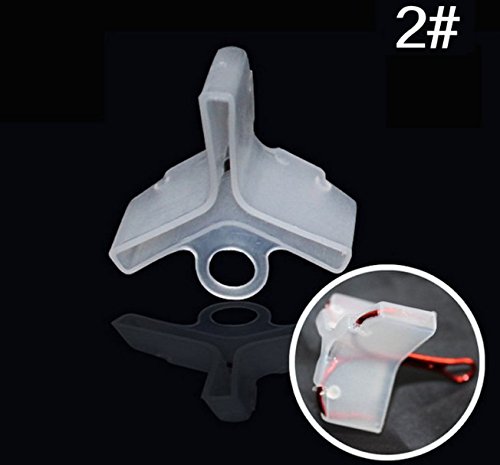 Fishing Hook Bonnets Treble Hook Covers for Standard Hook Sizes #1/0-8,200Pcs/Pk,4 Sizes,Yellow and White Availale (White&Yellow-80pcs)
