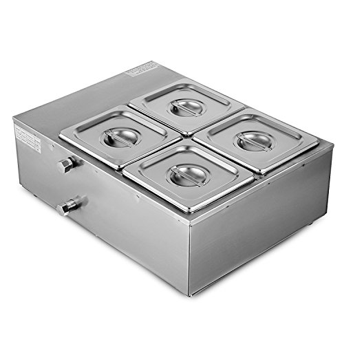 image for BestEquip 17.6LB Capacity Chocolate Tempering Machine 1500W 4 Pots Mel