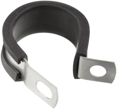 KMC Stampings COL Series Stainless Steel 304 Loop Hose Clamp, 13/16" Clamp ID, 1/2" Band Width, 1/32"Band Thickness, Pack Of 25