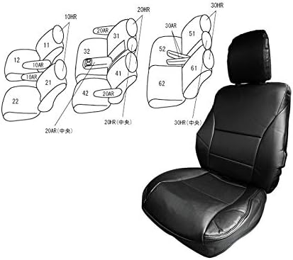 Amazon アルファード系 前期 後期 シートカバー ブラック パンチングレザー 汚れ防止 車 内装 パーツ カスタム アクセサリー ドレスアップ シートカバー シートカバー 車 バイク