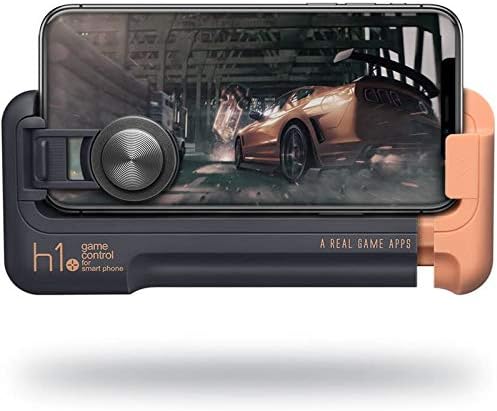 スマホ ジョイスティック 電話 ゲームコントローラー 携帯電話スタンドホルダー付き 快適なハンドグリップ モバイルジョイスティック ゲームパッド ゲームジョイスティック ゲームコントローラーケース ジョイスティック付き Iphone Android 4 5インチ 6 0インチ グレー