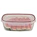 Rubbermaid Lock-Its Rectangular Food Storage Container with Easy Find Lid, 2.5 Gallon, Racer Red