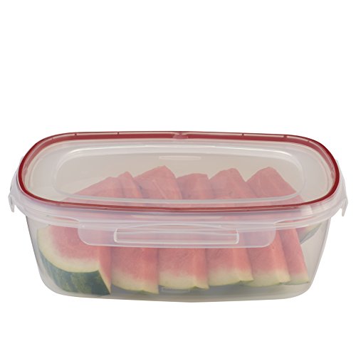 Rubbermaid LockIts Rectangular Food Storage Container with Easy Find