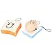 LIGONG 30PCS Random Kawaii Mini Soft Bread Donuts Food Phone Straps Squishy Charm Gift Miniature Novelty Toys