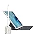 Apple Pencil Charging Station with Built-in USB Charging Cable (5 FT) Metal Docking Silver
