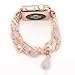 JOMOQ Apple Watch 3 Band, Fashion Sports Beaded Bracelet Replacement iWatch Strap Band For Women Girls, Apple Watch 3/2/1 Series Bands 38mm/42mm