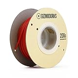 Gizmo Dorks PLA Filament for 3D Printers 1.75mm 200g, Red
