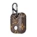 Portable & Protective Apple Airpods Cover Case with Hook Grips,Leather Cases Fit for AirPods,Wireless Headphone Fashion AirPods Accessories (Brown-1)thumb 2