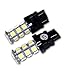 Tuningpros LEDPL-3157-WS18 Parking Light LED Light Bulbs 3157, 18 SMD LED White 2-pc Set