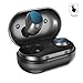 Wireless Earbuds Bluetooth 5.0 A10 True Mini Wireless Dual-Ear Touch Volume Control Headphones 5D Stereo Earphones Ipx7 Waterproof Sports Headset with Charging Case/Built-in Mic (Blue)