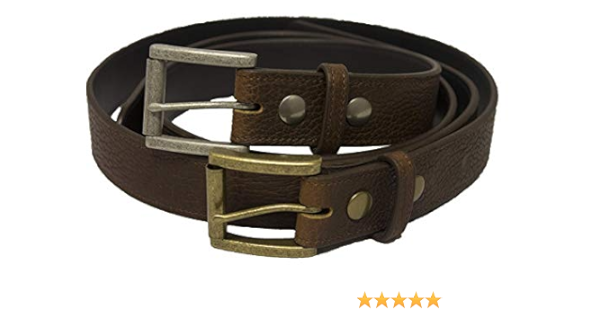 buffalo head leather belts