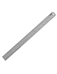 gle2016 12 inch 30 cm metal Métricas rígido Straight Edge regla para medir (2 unidades)