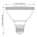 TORCHSTAR UL-Listed Energy Star 13.5W Dimmable PAR30 LED Bulb, 75W Halogen Eqv. 850lm Damp Location Spotlight Bulb for Recessed, Gimbal Ring, Track Lighting, Warm White 3000K, Pack of 4
