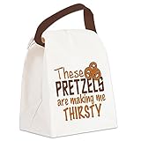 CafePress - Seinfeld Pretzels Canvas Lunch Bag - Canvas Lunch Bag with Strap Handle