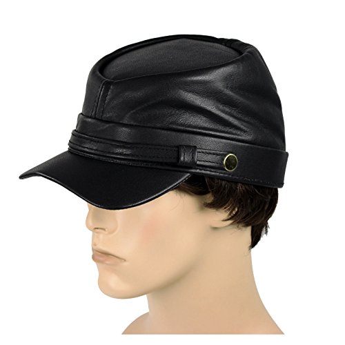 USA Made Unisex Civil War Style Leather Hat