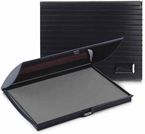 Infusion5" x 7" Large Stamp Ink Pad for Rubber Stamps, Your Go to Large Stamp Ink Pad for Bright Color, Even Coverage and Durability, Gray Stamp Pad