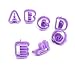 40pcs Alphabet Number Letter Cutter Mould Decorating Set