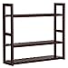 SONGMICS Bamboo Bathroom Shelf, 3-Tier Adjustable Plants Rack, Wall-Mounted or Stand, in the Living Room, Balcony, Kitchen, 5.9 x 23.6 x 21.3 Inches, Brown UBCB13Z