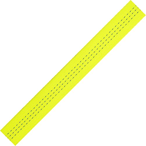 BlueWater Ropes 1" Tubular Climb-Spec Nylon Webbing (Fluorescent Yellow, 300')
