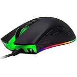ROSEWILL RGB LED Lighting Wired USB Gaming Mouse, Gaming Mice for Computer / PC / Laptop / Mac Book with 12000 DPI Optical Gaming Sensor and Ergonomic Design with 7 Buttons (NEON M60)