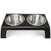PetFusion Elevated Pet Feeder in Premium Anodized Aluminum (Short 4
