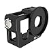 Luxebell Aluminium Alloy Skeleton Thick Solid Protective Case Shell with 52mm Uv Filter for Gopro Hero 4 Black, Silver Camera - Wide Angle Mode Have No Vignetting