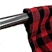 LGHSPOM Buffalo Check Curtains Black and Red Check Curtains Buffalo Plaid Curtains 53x84inch Farmhouse Kitchen Curtains for Living Room, Christmas, Thanksgiving, Pack of 2