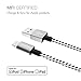 multifun 4FT Nylon Braided Lightning to USB Cable, iPhone Charger Apple MFI Certified, Fast Charge Sync Cable Charging Cord with Aluminum Connector for iPhone 7 7 Plus 6s 6 iPad iPad Air iPad Mini