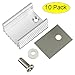 Tech Express 10 Pcs Complete TO-220 Heatsink Kit