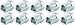 Allstar Performance ALL50140 Zinc Plated 1/2-20 Thread for 5/16' Fuel Line Inverted Flare Nut, (Pack of 10)
