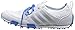 adidas Women's W CC Ballerina II Golf Shoe, Running White/Silver Metallic/Chambray, 6 M US