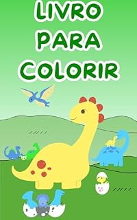 Livro Livro de dinossauro para colorir